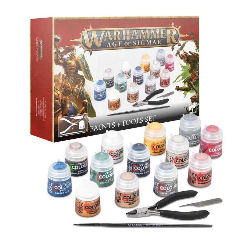 Age of Sigmar: Set de pinturas y herramientas