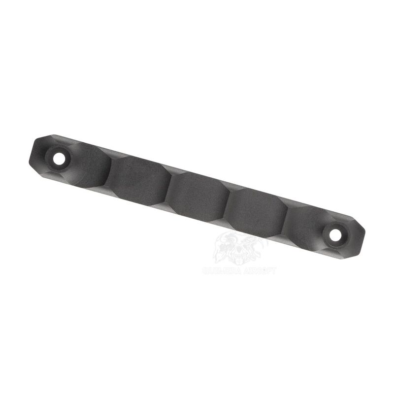 Panel Largo Tipo D Cubre rail Alumino CNC para M-Lock & Keymod M-Etal - Negro