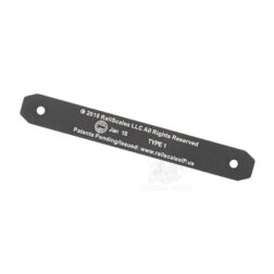Panel Largo Tipo D Cubre rail Alumino CNC para M-Lock & Keymod M-Etal - Negro - Imagen 3
