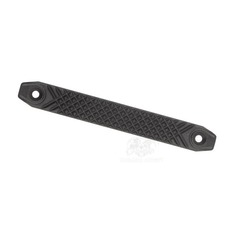 Panel Largo Tipo M Cubre rail Alumino CNC para  M-Lock & Keymod M-Etal - Negro