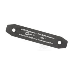 Alternative view of Panel Corto Tipo M Cubre rail Alumino CNC para M-Lock & Keymod M-Etal - Negro