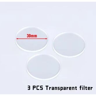 Lentes (Set 3) para Protector de Linterna 30mm WADSN