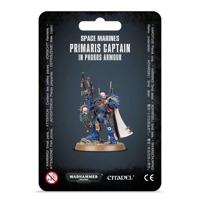 Capitán con Armadura Phobos - Space Marines