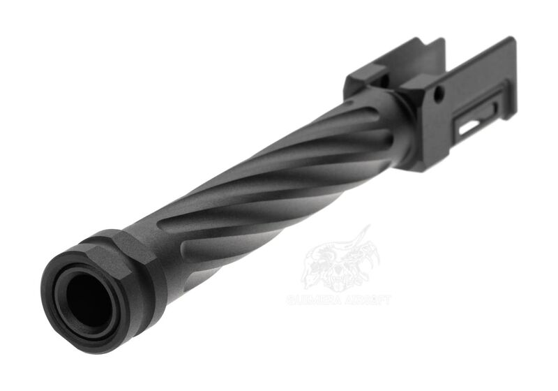 Alternative view of Cañon externo roscado 14mm para Glock 17 Tipo A - TTI Airsoft