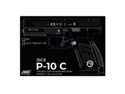 CZ P-10C OR-OT Blowback 6mm Co2 ASG - Negro - Imagen 4