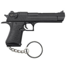 Alternative view of Llavero Metálico Desert Eagle Con Piezas Móviles - Negro