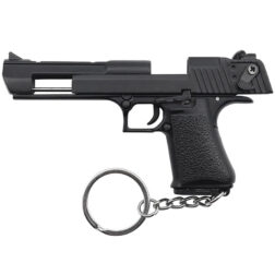Llavero Metálico Desert Eagle Con Piezas Móviles - Negro - Imagen 3
