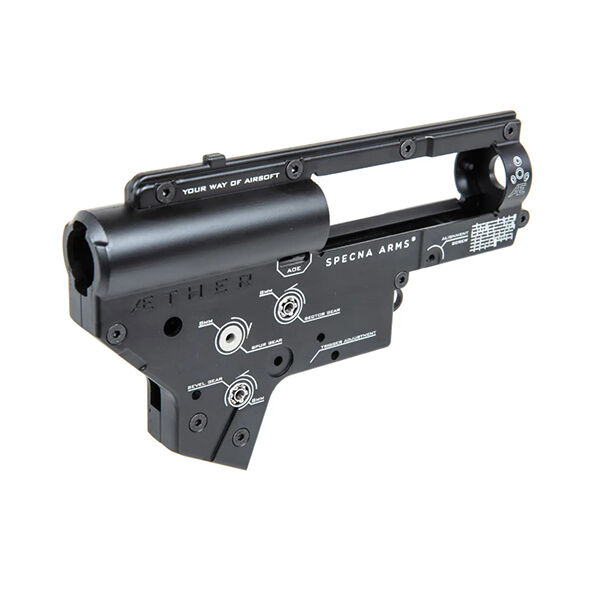 Alternative view of Carcasa Gearbox CNC Aether V2 QSC Con Rodamientos - Specna Arms