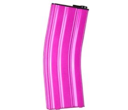 Cargador Mid-cap Metalico para M4 125bbs G&G - Rosa