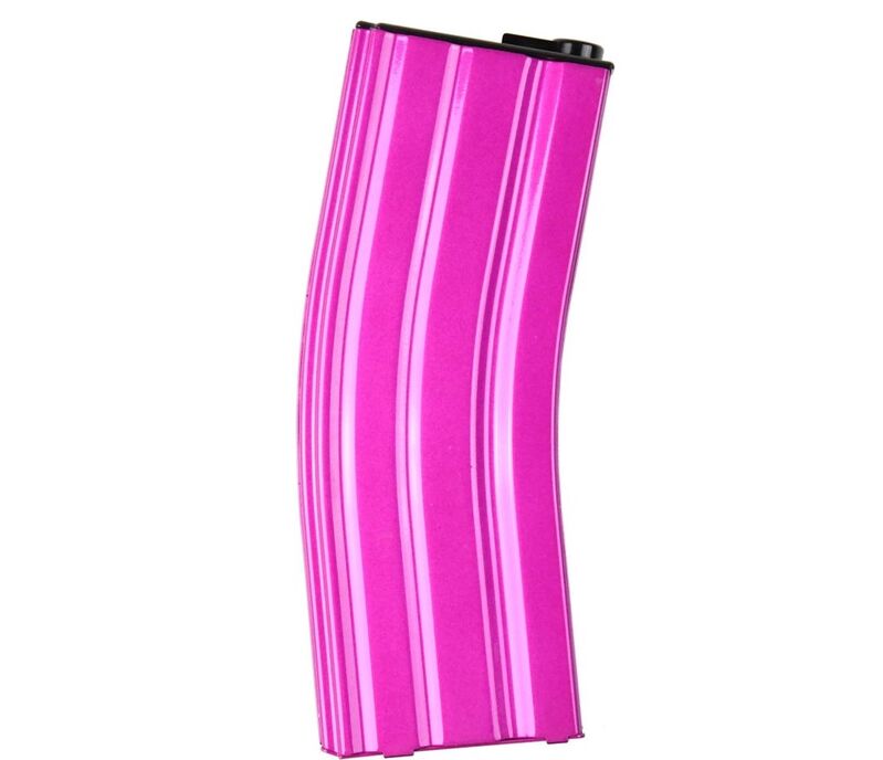 Cargador Mid-cap Metalico para M4 125bbs G&G - Rosa