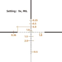 Mira Telescópica SOI 3-9x40 AO VictOptics - Negro - Imagen 11