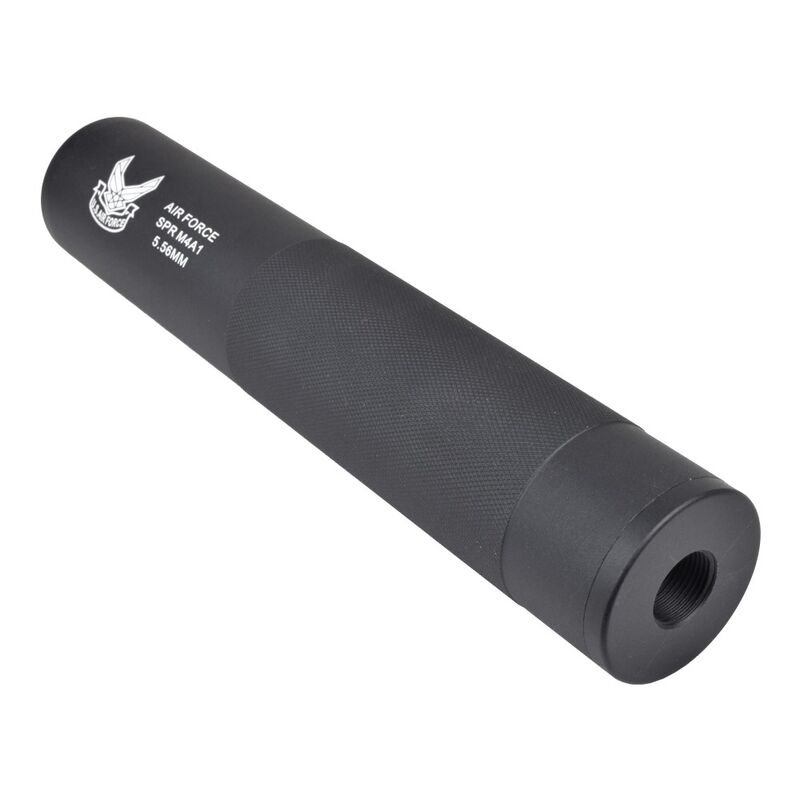 Silenciador 190x35mm Tipo B Air Force Cyma - Negro - Imagen 2