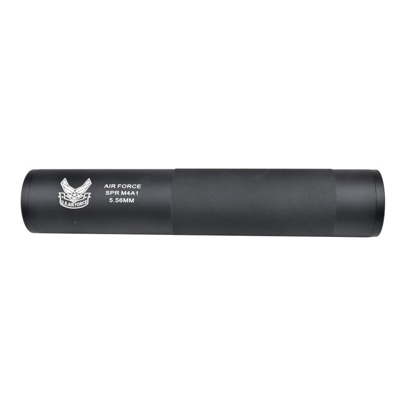Silenciador 190x35mm Tipo B Air Force Cyma - Negro - Imagen 3