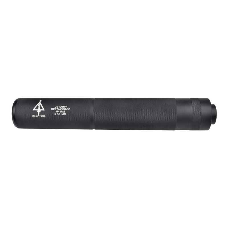 Silenciador 200x30mm Tipo D Delta Force Cyma - Negro - Imagen 3