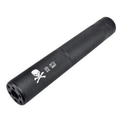 Silenciador 200x30mm Tipo F Skull Cyma - Negro