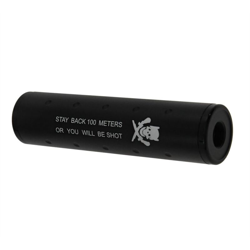Silenciador Stay Back 130x30mm Cyma - Negro