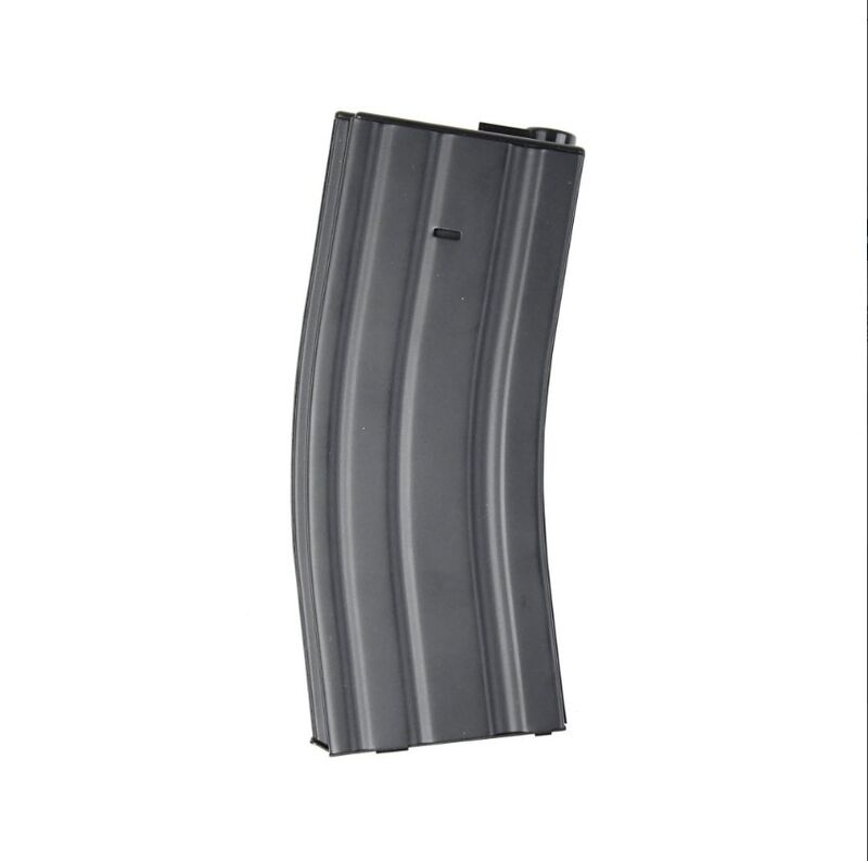 Cargador Mid-Cap Metalico tipo Stanag para M4 150Bbs Snow Wolf - Negro