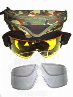 Alternative view of Gafa tipo X800 con 3 lentes y funda - Negro