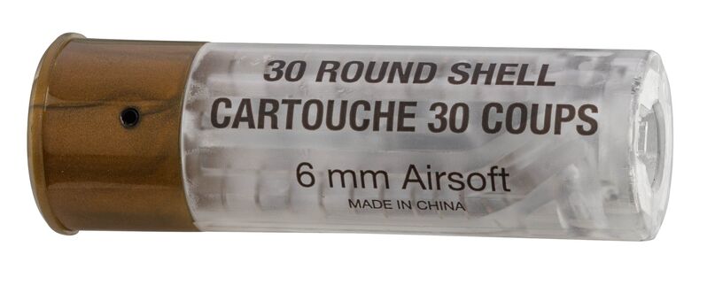 Alternative view of Pack 6 Cartuchos escopeta 30bbs - BO Manufacture - Transparente