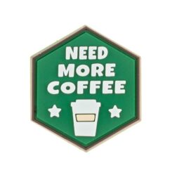 Parche PVC Need More Coffee Sentinel Gear