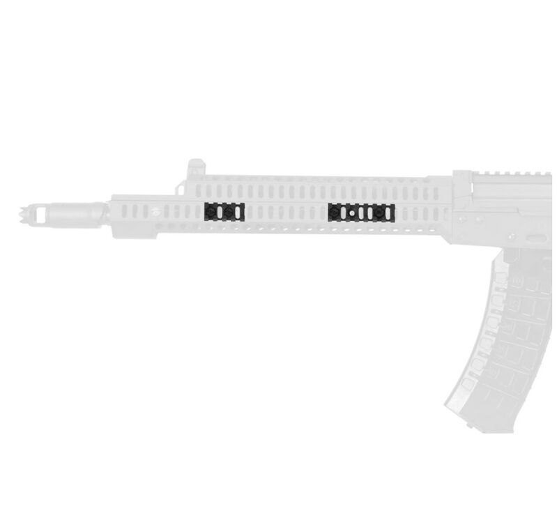 Alternative view of Rail ZB-2U 7 slots para guardamanos Tipo AK - LCT