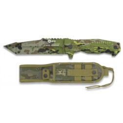Cuchillo Titanium H14cm. con funda K25 - Pixelado Boscoco
