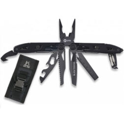 Alicate multiusos táctico con y funda K25 - Negro