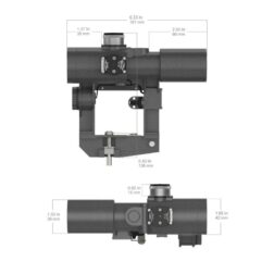 Red Dot con montura Lateral para AK VictOptics - Negro - Imagen 9