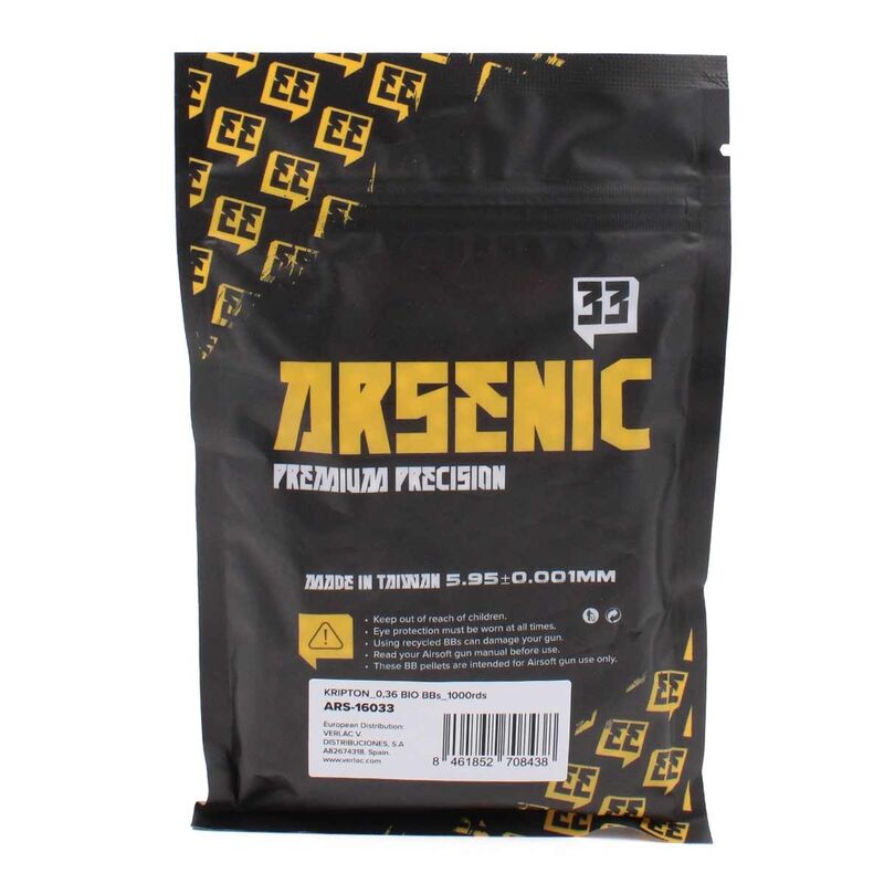 Alternative view of Bolas Krypton BIO 0.36gr 1000bbs - Arsenic