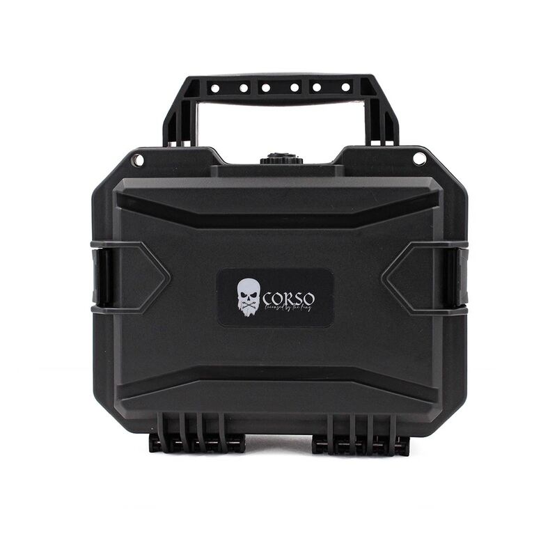 Maletin rigido para pistola Corsair 30 cm Corso - Negro