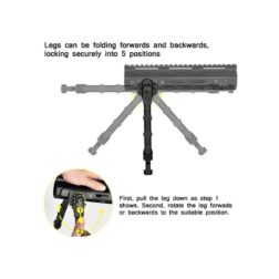 Bípode V9 para Guardamanos M-Lok - Negro - Imagen 4