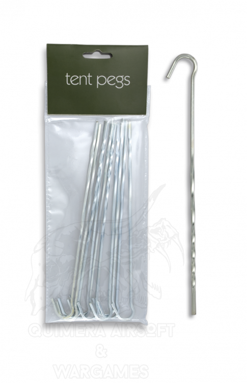 Set 10 piquetas de aluminio 23cm