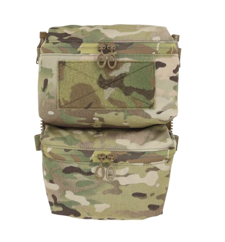 Back Panel Double Pouch tipo Ferro Ghost Action - Ranger Green