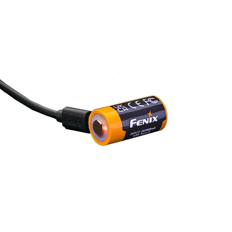 Alternative view of Bateria 16340 RCR123a 3.6V 800mAh Recargable por USB-C Fenix