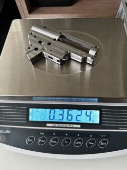 Carcasa Gearbox Acero CNC V2 QSC 8mm M4 Standard Retro Arms - Imagen 4