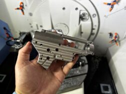 Alternative view of Carcasa Gearbox Acero CNC V2 QSC 8mm M4 Standard Retro Arms
