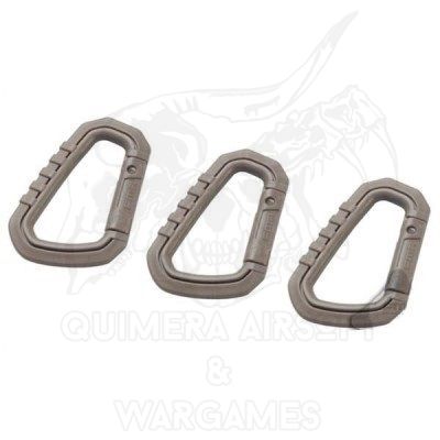 Mosqueton PVC Grande Pack 3unds FMA