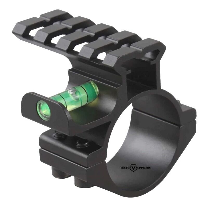 Anilla con Rail Superior y Nivel de Burbuja para Óptica 30mm - Vector Optics