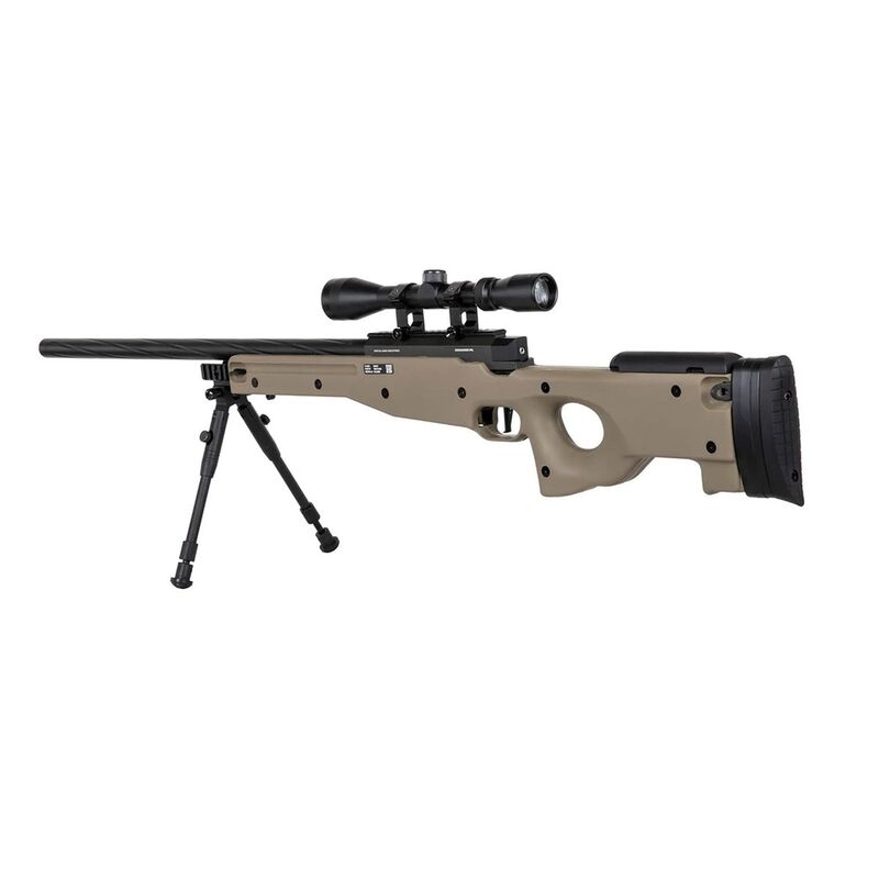 Alternative view of L96 SA-S11 con Bipode y Optica Specna Arms - Tan