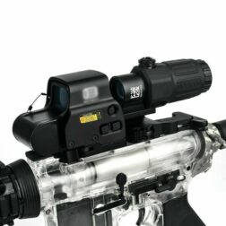 Red dot estilo Eotech EXPS3 Rojo/Verde + Magnificador G33 AIM-O/WADSN - Dark Earth - Imagen 6