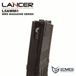 Cargador Lancer L5 AWN 5.56 opaco para MWS GBB 30bbs EMG - Imagen 11
