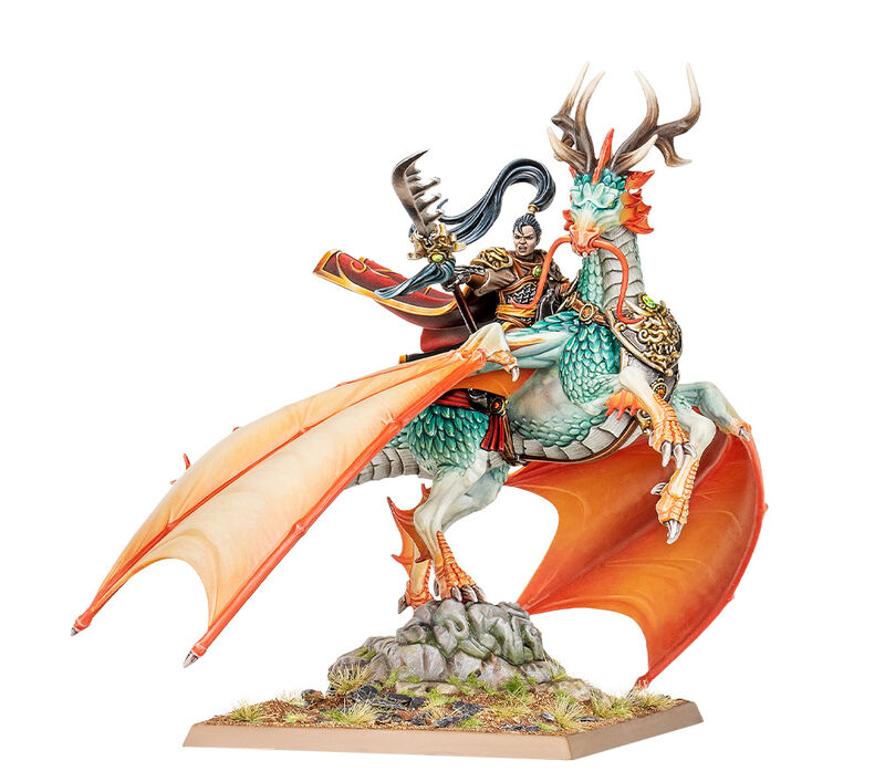 Shungengan Lord on Great Spirit Longma - Armies of Grand Cathay