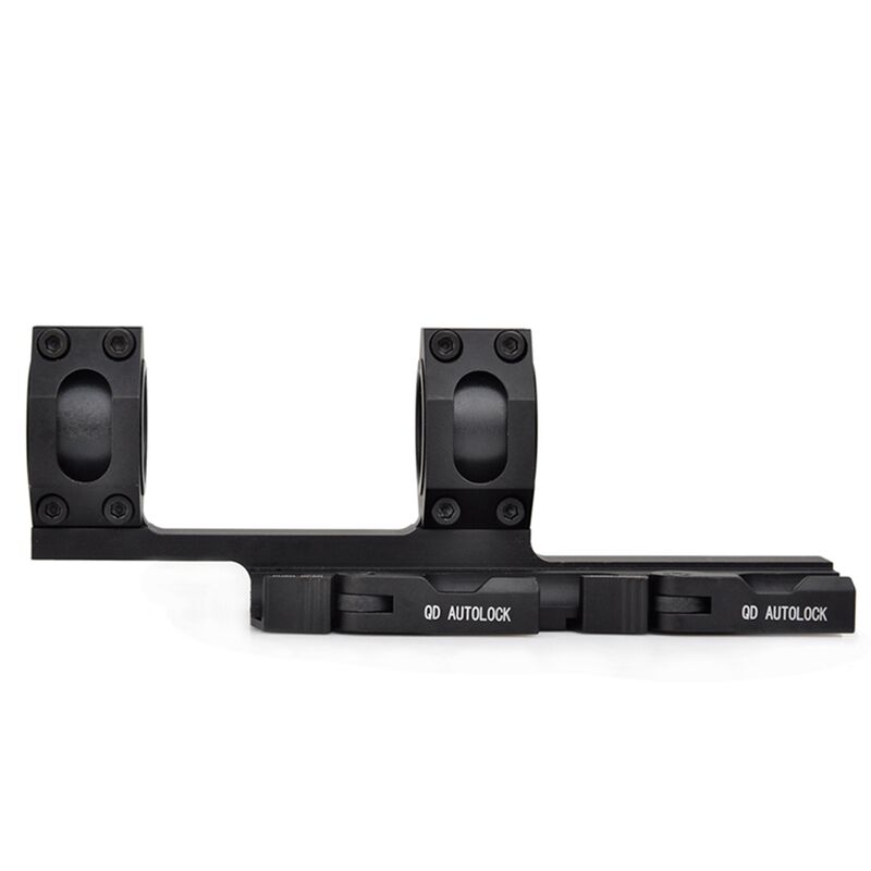 Alternative view of Montura Tactica QD Extendida 25.4mm-30mm Ring Mount - AIM-O - Negro