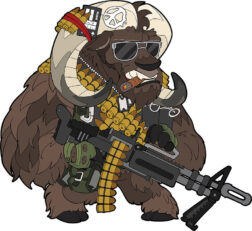 Parche PVC Buffalo Vietnam - TF2215 - Imagen 4