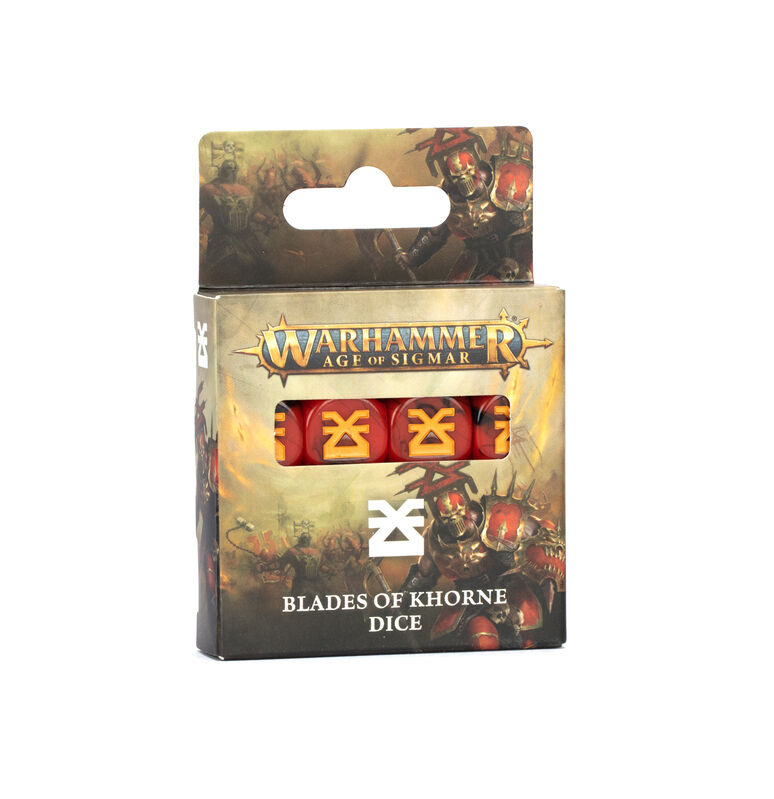 Dice Set - Blades of Khorne