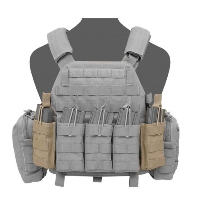Alternative view of Single molle Open 5.56mm Mag/bungee retention Warrior - Coyote Brown