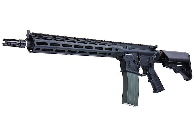 Alternative view of M4 KAR SR-16E3 Carbine MOD 2 M-Lok GBBR - VFC - Negro