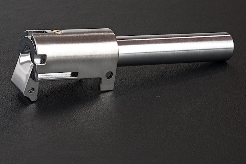 Alternative view of Kit Cañón Externo Roscado con Hop-up regulable con Silenciador para PPK/S Maruzen - Negro