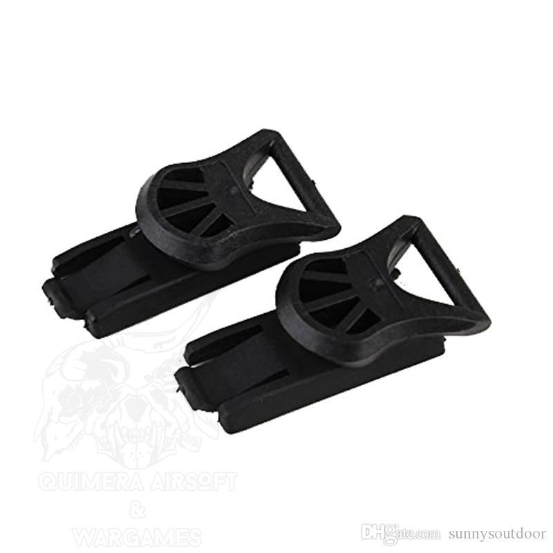 Set de anclaje de gafas 19mm para casco Fast - Negro