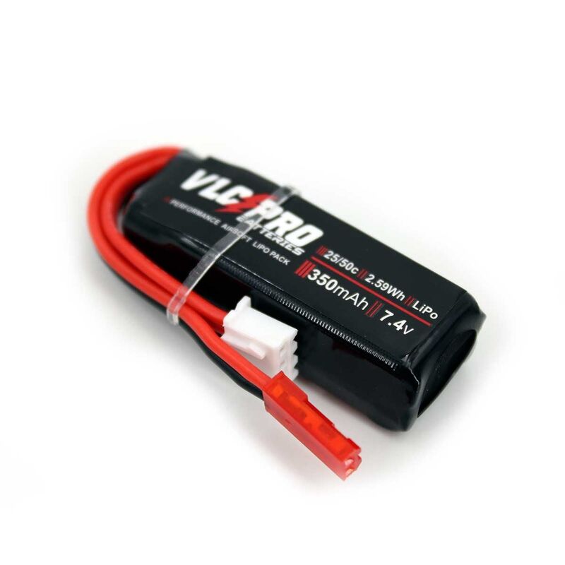 Alternative view of Bateria Lipo 7.4v 350Mah 25C/50C para HPA - VLC